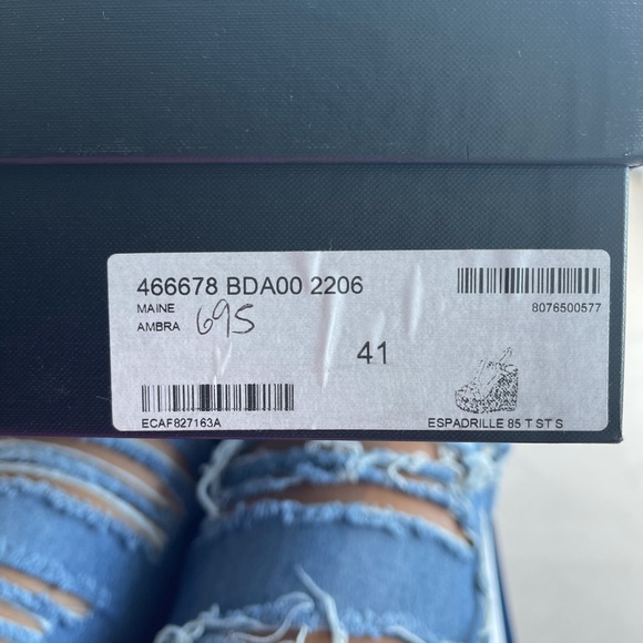 SAINT LAURENT TRIBUTE ESPADRILLES - Picture 9 of 9